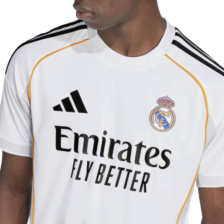 Adidas Camisa JJ1931 M REAL MADRID I 2025 White Poliester -1-